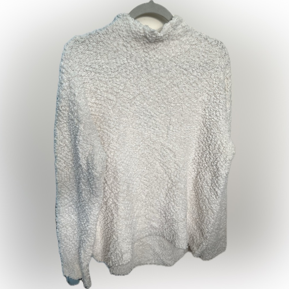 Stitches + Stripes Lowell Fuzzy Mockneck Sweater